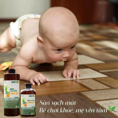 Nước Lau Sàn Cam Sả Epis I - Nhà sạch mát, bước đi dịu êm, xua đuổi muỗi và côn trùng