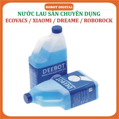 Nước lau sàn chuyên dụng cho robot ECOVAC DEBOT DREAME XIAOMI LIECTROUX HAIER - Giá 159.000đ, sạch sâu, an toàn