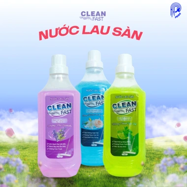 Nước Lau Sàn Clean Fast Hương Lavender 1,0 Kg - Tẩy sạch nhanh, Thơm nhẹ 6 Nước Lau Sàn Clean Fast Hương Lavender 1,0 Kg - Tẩy sạch nhanh, Thơm nhẹ 6