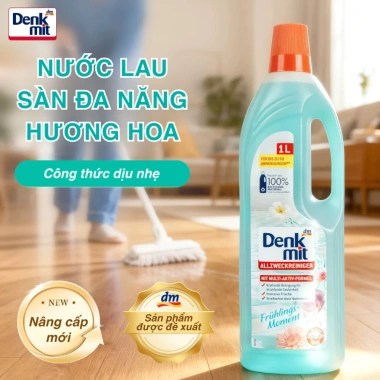 Nước lau sàn đa năng Denkmit Universal Shine 1L sàn sạch sáng bóng giảm còn 79.000₫