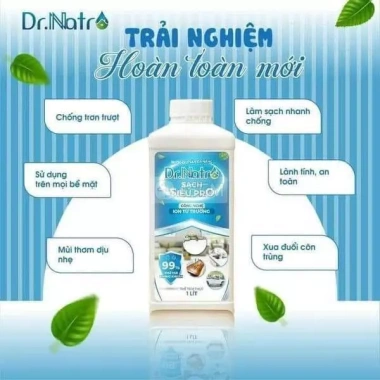 Nước Lau Sàn Đa Năng Dr Natro 1L - Vệ Sinh Nhà Cửa, Loại Bỏ Mùi Hôi, Diệt Khuẩn 6