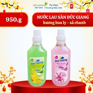 Nước lau sàn đậm đặc 950ml hương hoa ly và chanh sả - Làm sạch sàn hiệu quả, thơm mát, giá chỉ 39.000₫