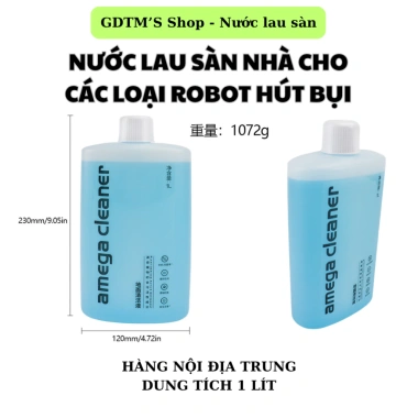 Nước lau sàn đậm đặc cho robot Amanda Cleaner - Hương bưởi, sạch sâu, tiết kiệm 3