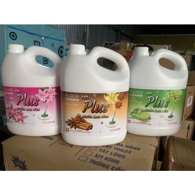 Nước lau sàn đậm đặc HD Plus an toàn 3,600ml – 3 mùi hoa ly, xả chanh, quế, giá chỉ 65.000đ