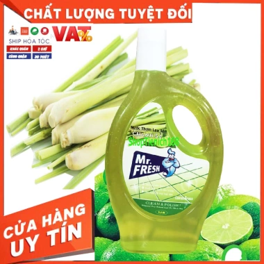Nước lau sàn đậm đặc Mr.Fresh 1.1L Hương Chanh - Giá 55.000 (giảm so với 71.500)