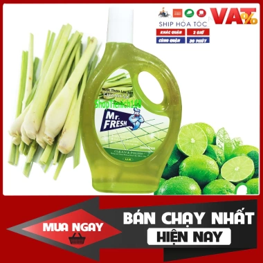 Nước lau sàn đậm đặc Mr.Fresh 1.1L Hương Chanh - Giá 55.000 (giảm so với 71.500)