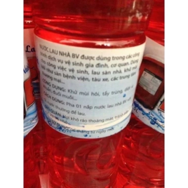 Nước lau sàn diệt khuẩn 1,5L - Đuổi muỗi, côn trùng, bệnh viện, giá 65.000 VND