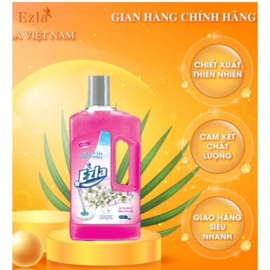 Nước lau sàn diệt khuẩn thiên nhiên Ezla 1 Lít - Giá 38k, sạch sâu, an toàn cho gia đình 3