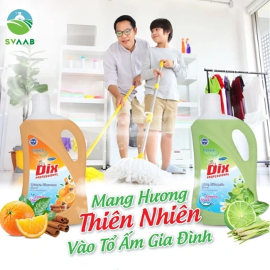 Nước Lau Sàn Dix Chai 2L Chống Muỗi, Hương Thơm Nhẹ Dịu, An Toàn Trẻ Em - 60.000đ