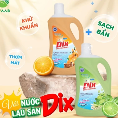 Nước lau sàn Dix hương Cam Quế & Chanh Xả 2L - Giảm giá, chỉ 125.000đ