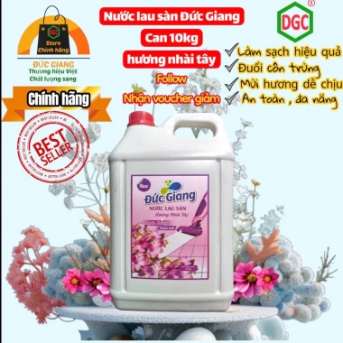 Nước lau sàn Đức Giang 1L - Diệt khuẩn, thơm mát, chỉ 149.000đ (giảm từ 192.210đ) 5 Nước lau sàn Đức Giang 1L - Diệt khuẩn, thơm mát, chỉ 149.000đ (giảm từ 192.210đ) 5