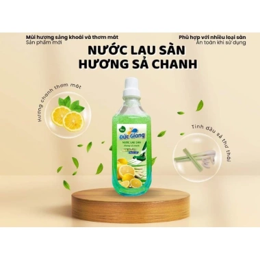 Nước lau sàn Đức Giang 1L - Diệt khuẩn, thơm mát, chỉ 149.000đ (giảm từ 192.210đ) 8 Nước lau sàn Đức Giang 1L - Diệt khuẩn, thơm mát, chỉ 149.000đ (giảm từ 192.210đ) 8