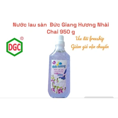 Nước lau sàn Đức Giang 950g - Giảm giá, chỉ 30.000đ, tẩy bẩn mạnh, hương thơm nhẹ, an toàn cho sàn nhà 5