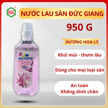 Nước lau sàn Đức Giang 950g - Sàn sạch bóng, hương thơm mát, giá ưu đãi 51.000₫