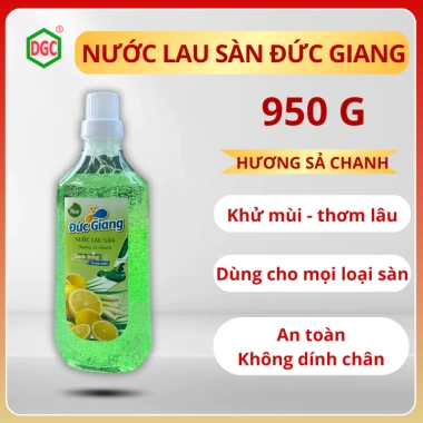 Nước lau sàn Đức Giang 950g - Sàn sạch bóng, hương thơm mát, giá ưu đãi 51.000₫