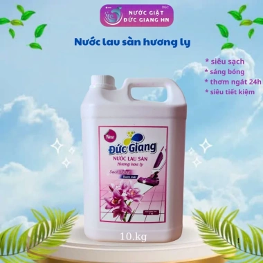 Nước lau sàn Đức Giang - Sạch bóng, thơm ngát, an toàn cho gia đình, 158.600-130.000