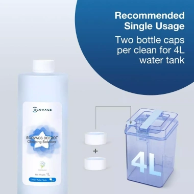 Nước lau sàn Ecovacs Deebot 110ml - 1 lít chính hãng, giảm giá 20% cho robot hút bụi 7 Nước lau sàn Ecovacs Deebot 110ml - 1 lít chính hãng, giảm giá 20% cho robot hút bụi 7