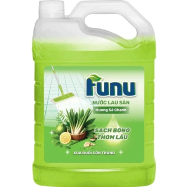Nước lau sàn Funu 3.8kg ngăn côn trùng - Hương Sả Chanh, Lily, Lavender, Ylang - Giá ưu đãi 85.000₫
