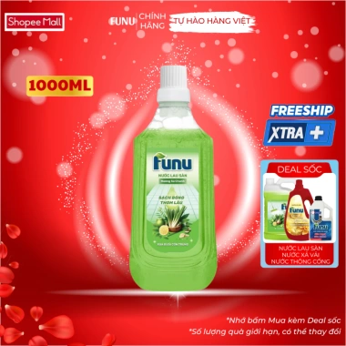 Nước Lau Sàn Funu - Sạch Nhanh 1 Lần, Xua Đuổi Côn Trùng, Chính Hãng 26.250₫