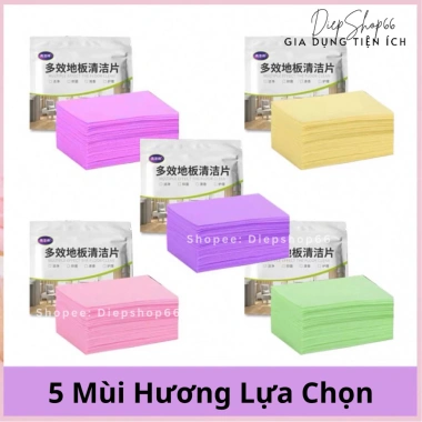 Nước lau sàn & Giấy lau sàn 30 miếng – Đa năng, diệt khuẩn, hương thơm, giá 30.000₫ 2