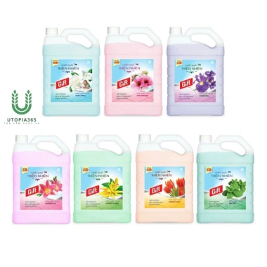 Nước lau sàn Gift hương hoa đa dạng 3.8kg - Khử mùi, làm sạch, giảm còn 90.000 VND