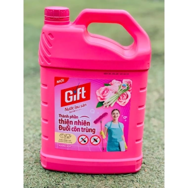 Nước lau sàn Gift hương hoa đa dạng 3.8kg - Khử mùi, làm sạch, giảm còn 90.000 VND