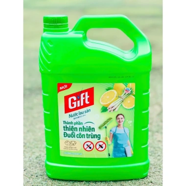 Nước lau sàn Gift hương hoa đa dạng 3.8kg - Khử mùi, làm sạch, giảm còn 90.000 VND