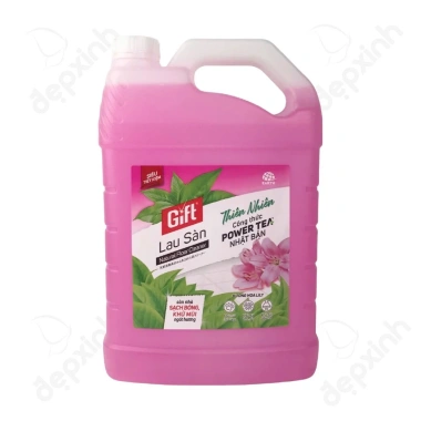 Nước lau sàn Gift tinh chất thiên nhiên 4kg - Khử bám bẩn, sạch sâu, chỉ 99.000đ