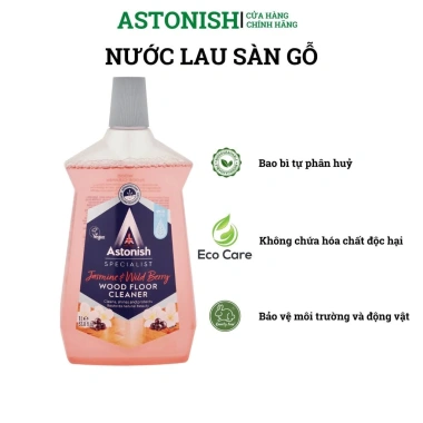 Nước lau sàn gỗ Astonish C6.120-UK - Giữ sáng bóng, khử mùi, giá chỉ 130.000₫ (giảm từ 165.100₫)