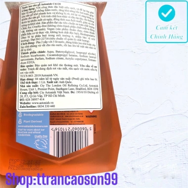Nước lau sàn gỗ Astonish C6.120-UK - Giữ sáng bóng, khử mùi, giá chỉ 130.000₫ (giảm từ 165.100₫)