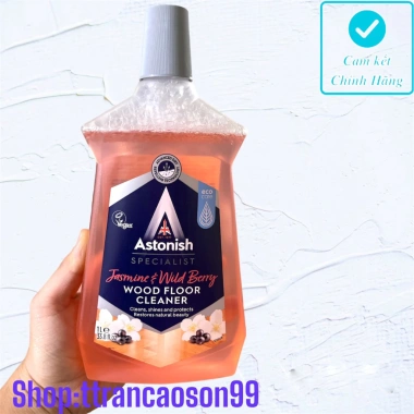 Nước lau sàn gỗ Astonish C6.120-UK - Giữ sáng bóng, khử mùi, giá chỉ 130.000₫ (giảm từ 165.100₫) 3 Nước lau sàn gỗ Astonish C6.120-UK - Giữ sáng bóng, khử mùi, giá chỉ 130.000₫ (giảm từ 165.100₫) 3