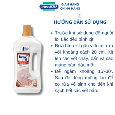 Nước lau sàn gỗ Denkmit nhập khẩu Đức 1 lít - Sạch, bóng, giá ưu đãi 125.000₫ 3