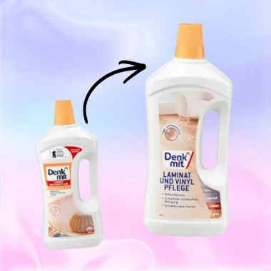 Nước lau sàn gỗ Denkmit nhập khẩu Đức 1 lít - Sạch, sáng bóng, giảm giá 20% còn 125.000₫