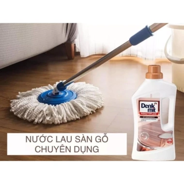 Nước lau sàn gỗ Denkmit nhập khẩu Đức - Bảo vệ bề mặt sáng bóng, giảm 22% còn 129.000₫