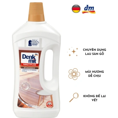 Nước lau sàn gỗ Denkmit Parkettpflege 1L nội địa Đức - Giá chỉ 119.000đ 5