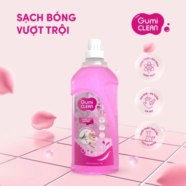 Nước Lau Sàn GUMI CLEAN 1L Hương Lily Quế Lavender Sạch Bong Lưu Hương Lâu 3 Nước Lau Sàn GUMI CLEAN 1L Hương Lily Quế Lavender Sạch Bong Lưu Hương Lâu 3