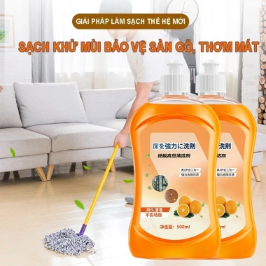 Nước lau sàn hương cam 500ml - Diệt khuẩn, tẩy vết bẩn, thơm nhẹ, giá 30.000