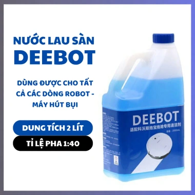 Nước lau sàn hút bụi cho Ecovac, Xiaomi, iLife, Liectroux - Giảm 69k, sạch nhanh