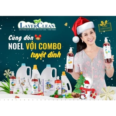 Nước lau sàn hữu cơ Layerclean hương Quế 5L - Sạch sâu, thơm mát, giảm 17% chỉ 144.000 VND