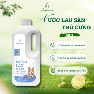 Nước lau sàn JULYHOUSE 1.000ml khử mùi hôi chó mèo, tinh dầu thiên nhiên, hiệu quả, giảm giá 149k 2