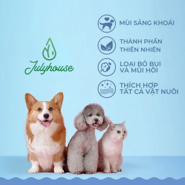 Nước lau sàn khử mùi hôi chó mèo 1.000ml JULYHOUSE YOOSOO - Diệt mùi, sạch, an toàn 2 Nước lau sàn khử mùi hôi chó mèo 1.000ml JULYHOUSE YOOSOO - Diệt mùi, sạch, an toàn 2