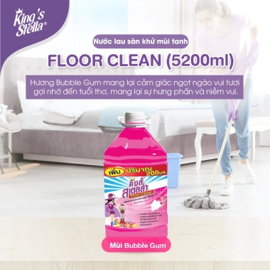 Nước Lau Sàn Kings Stella Khử Mùi 800ml-5.2L Nhập Khẩu Thái Lan, Hương Thơm Lâu, Nhanh Khô, 40.000đ 2