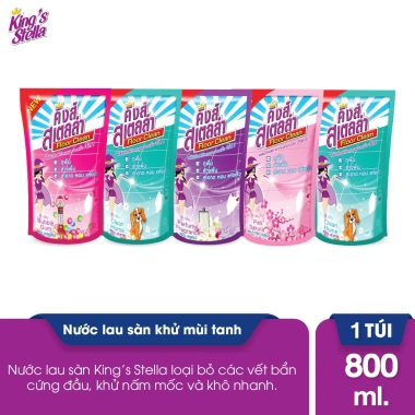 Nước Lau Sàn Kings Stella Khử Mùi 800ml-5.2L Nhập Khẩu Thái Lan, Hương Thơm Lâu, Nhanh Khô, 40.000đ 4