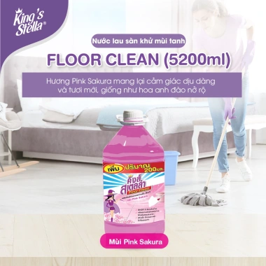 Nước Lau Sàn Kings Stella Khử Mùi 800ml-5.2L Nhập Khẩu Thái Lan, Hương Thơm Lâu, Nhanh Khô, 40.000đ 8