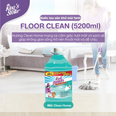 Nước Lau Sàn Kings Stella Khử Mùi 800ml-5.2L Nhập Khẩu Thái Lan, Hương Thơm Lâu, Nhanh Khô, 40.000đ 9