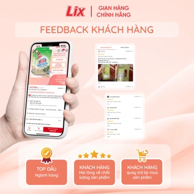 Nước lau sàn LIX 1L thơm Linh Lan & Cam Bergamot - Giá 41.000 VND, giảm từ 49.610 3