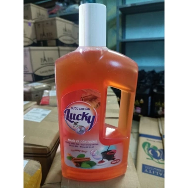 Nước lau sàn Lucky 1L hương hoa ly, quế, chanh xả - sạch, thơm, giá 39.000đ