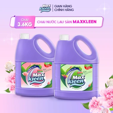 Nước Lau Sàn Maxkleen 3,6kg - Chính Hãng, Tiết Kiệm, Sạch Bóng, Thơm Lâu, Giá 71.362₫ 6