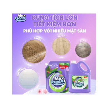 Nước Lau Sàn Maxkleen 3,6kg - Chính Hãng, Tiết Kiệm, Sạch Bóng, Thơm Lâu, Giá 71.362₫ 9