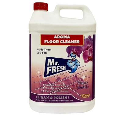 Nước lau sàn Mr Fresh 5L 4 mùi hương - Giảm giá 97.000, làm sạch, thơm lâu, tiêu diệt vi khuẩn